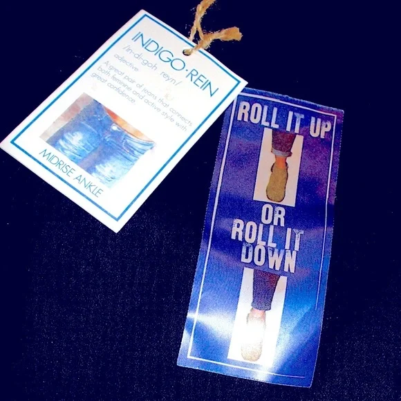 $7 sale Indigo Rein MID-RISE jeans size 3 - Picture 10 of 11